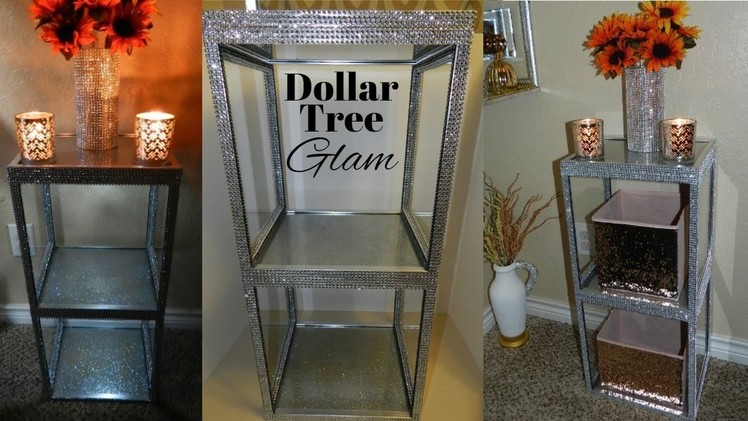 Glam End Table DIY | Multi-functional Elegant Dollar Tree Home Decor