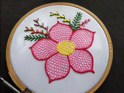 Hand Embroidery - Honeycomb Stitch Embroidery