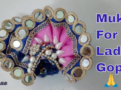 Heavy Mukut.Pagh Making For Laddu Gopal | CraftLas