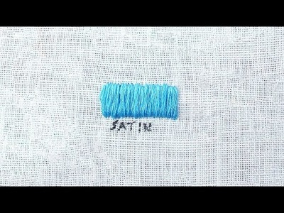How to do a Satin Stitch
