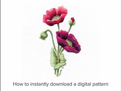 HOW TO INSTANTLY DOWNLOAD A DIGITAL FILE || TRISHBEMBROIDERY.COM
