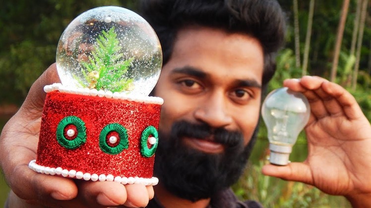 How to make a snow globe with fuse bulb ?