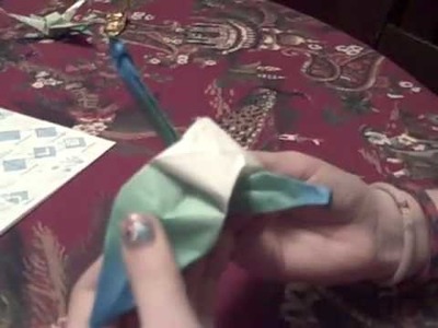 How to make an origami paper crane