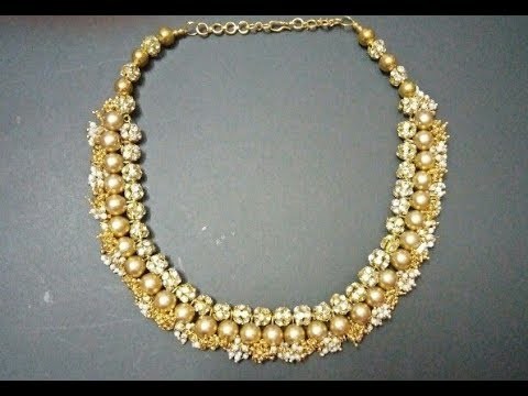 How to make loreal choker necklace.bridal necklaceDIY silkthread bridal necklace design