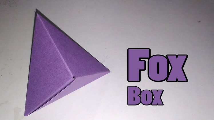 How to make Origami Fox Box || modular origami || Origami || Paper Crafts