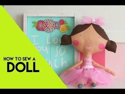 How to sew a doll using see Kate sew doll fabric