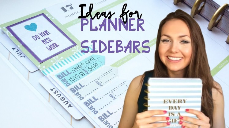 How to Use Planner Sidebars: Plan With Me