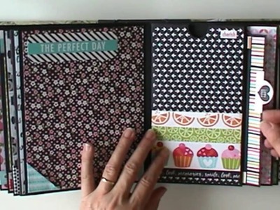 Kathy Orta All Occasion Mini Album with Bella Blvd papers