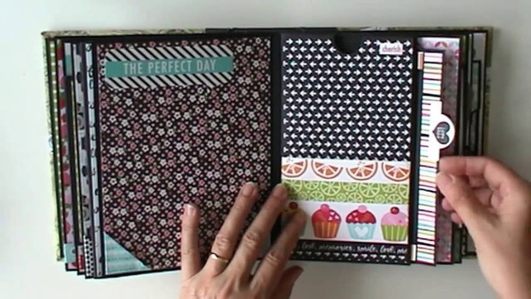 Kathy Orta All Occasion Mini Album with Bella Blvd papers