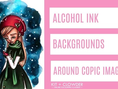 Kit and Clowder Alcohol Background Technique