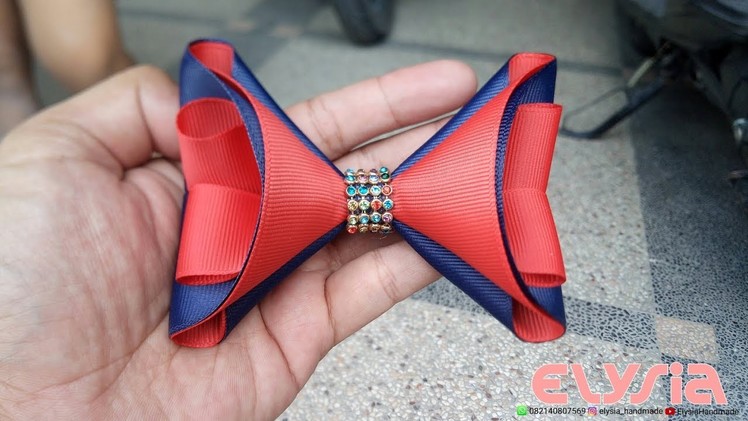 Laço Triangle ???? Ribbon Bow ???? DIY by Elysia Handmade