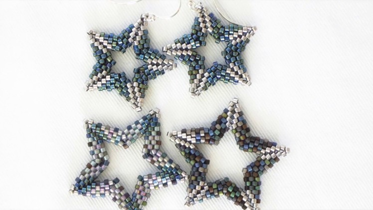Large Open Double-Sided Star Bead Weaving Tutorial
