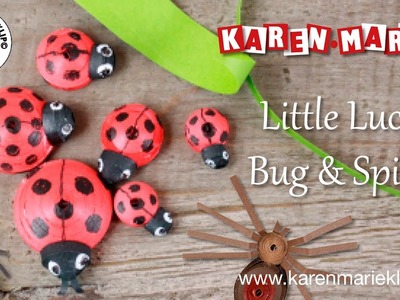 Lucky Quilling Bug & Spider (for beginners) - Karen Marie Klip & Papir