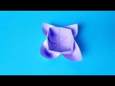 Origami Petal Box ????, Easy Origami Tutorial Seri
