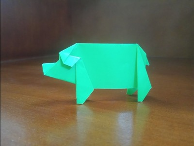 Origami pig - how to make pig