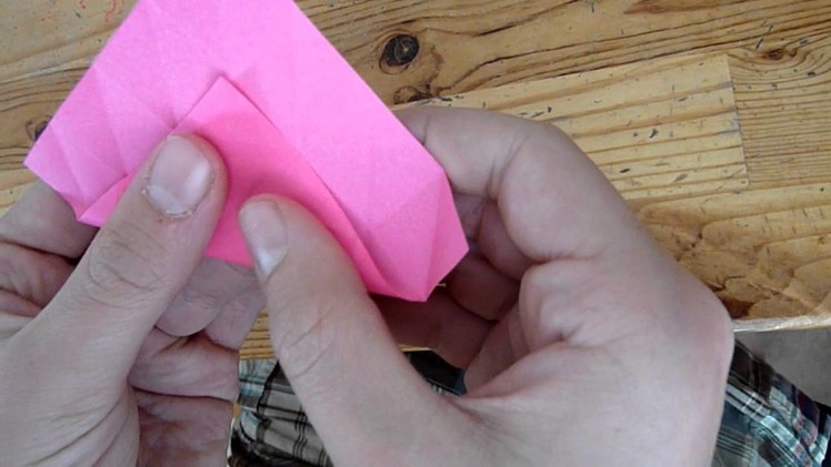 Origami pig (sticky note)