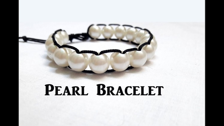 Pearl bracelet making at home.Thread bracelets.How to make thread bracelets at home.Creation&you