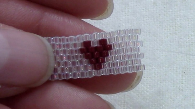 Peyote Stitch Hearts