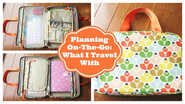 Planning On-The-Go: Planning Supplies I Travel With