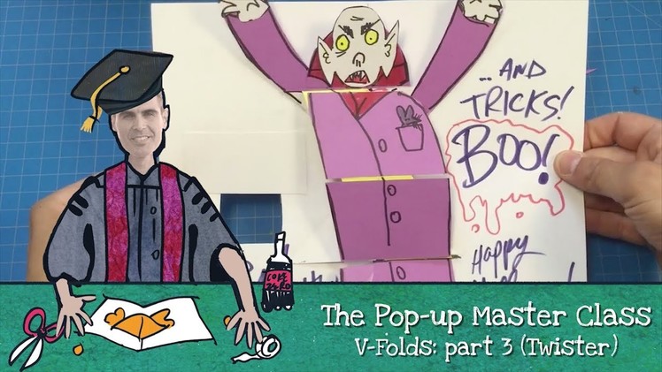 Pop-Up Master Class with Matthew Reinhart: V-Folds Part 3 (Twister)