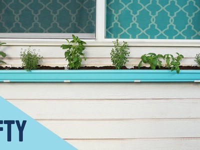 Rain Gutter Garden