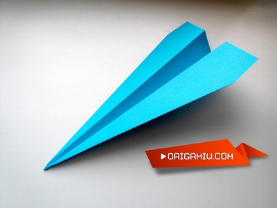 Rocket out of paper. Flying model rocket origami.