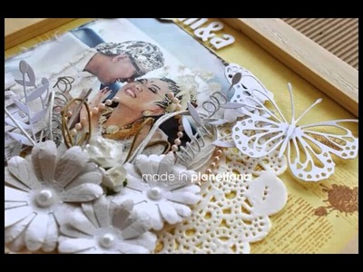 Scrapbook frame [ tema wedding ] by planetfana