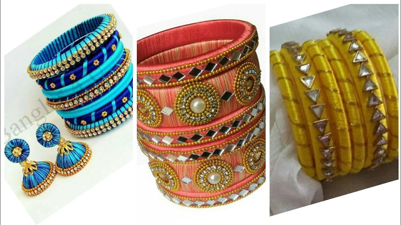 Thread bangles new 2025 models images