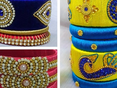 Silk Thread Bangles With Price.Handmade Silk Thread Bangles Latest Collection