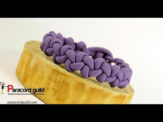 Zigzag braid paracord bracelet