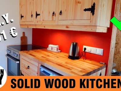 Affordable DIY Solid Wood Blacksmith Cupboards - Sauna House Build #8