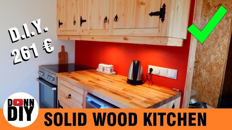 Affordable DIY Solid Wood Blacksmith Cupboards - Sauna House Build #8