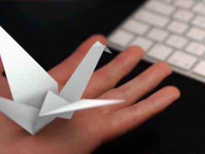 AS Art Experiment: Origami Crane - Cinema 4D and After Effects CS6
