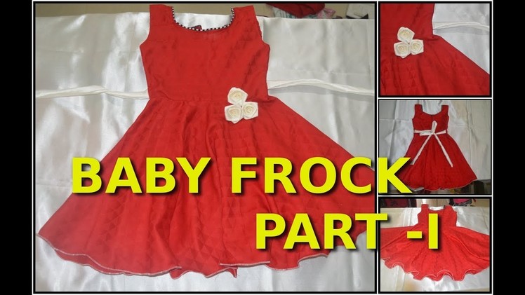 Baby frock cutting and stitching part1