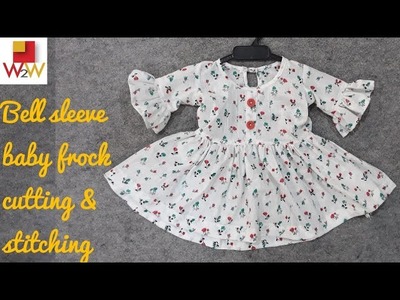 Baby frock cutting & stitching tutorial in hindi | baby Frock| w2w boutique