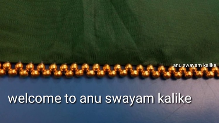 Beads simple kuchu.simple border beads for saree & kuchu.silk saree kuchu