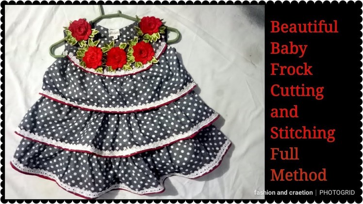 Beautiful Baby frock Cutting and Stitching best frock design for baby girl dress tutorial