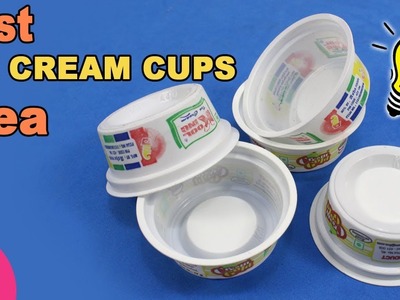 Best Ice Cream Cups Idea | Innovative idea from Ice Cream Cups | best out of waste ice cream cups
