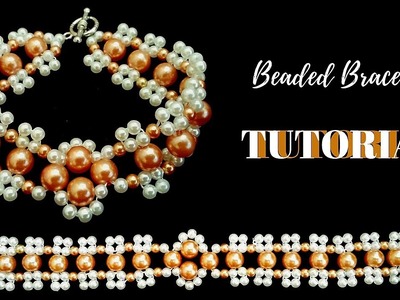 Bracelet making tutorial.  Beaded bracelet . How to make beads bracelet