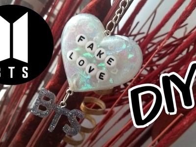 BTS »FAKE LOVE« KPOP. DIY LLAVERO CON RESINA