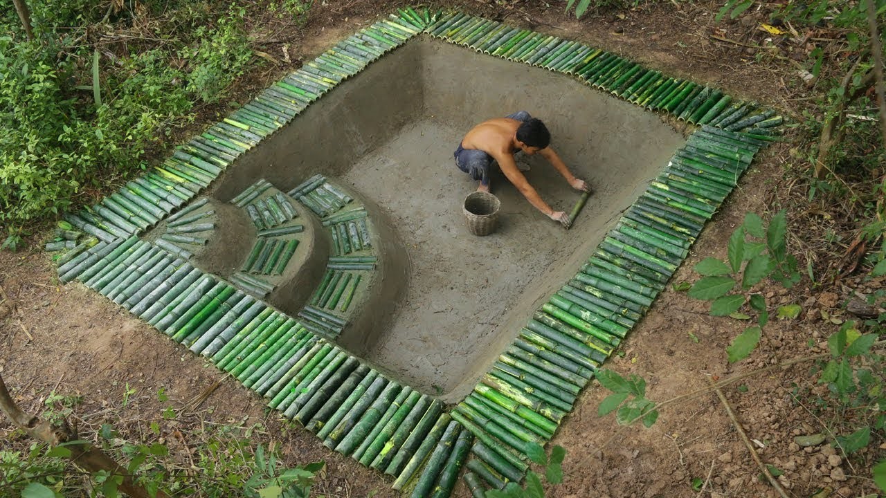 build a underground pool