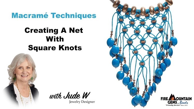 Creating a Net with Square Knots