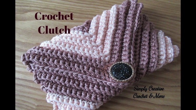 Crochet Rib Clutch Bag