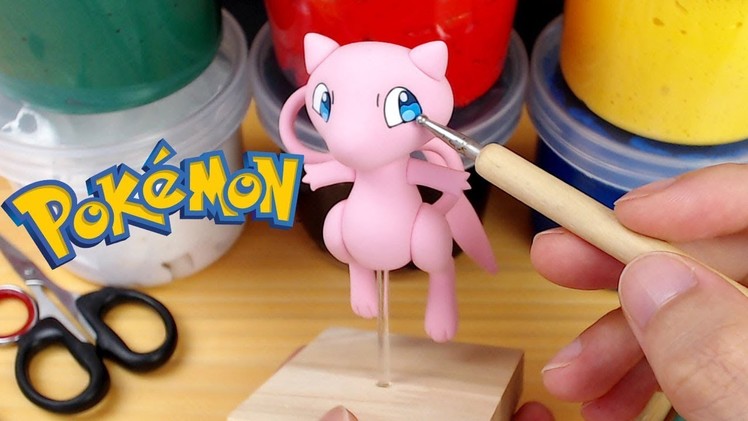 Cute Mythical Pokémon! Sculpting Mew easily in clay