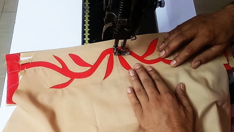 Designer poucha for bottom. Mohri ka design. Salwar bottom design stitching
