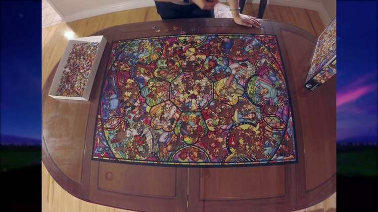 Disney Stained Glass Puzzle (2000 Pieces)