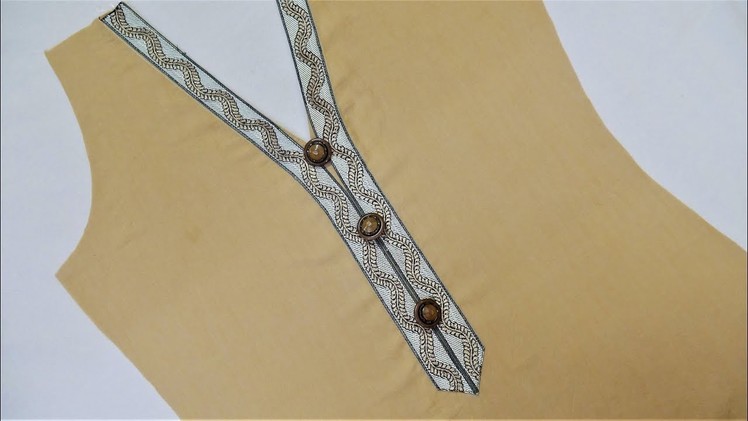 Easy And Stylish Neck Design Cutting And Stitching