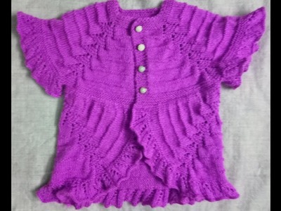 Easy baby sweater for girls(part 2)|hindi