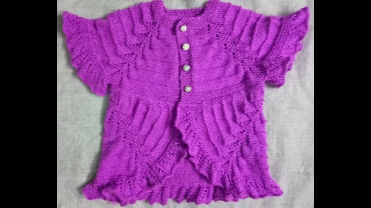 Easy baby sweater for girls(part 2)|hindi