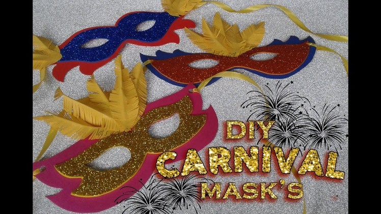 Easy make it yourself , Carnival Masks for Kids